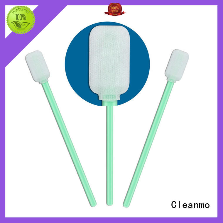 good quality polyester cleaning swabs polypropylene handle supplier for optical sensors