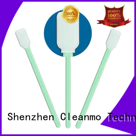 Cleanmo safe material polyester swab factory for printers