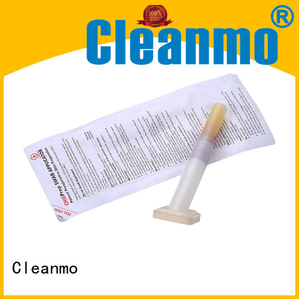 Cleanmo good quality cotton tipped applicators white ABS handle for surgical site cleansing after suturing