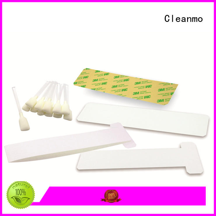 Cleanmo pvc zebra printhead cleaning supplier for cleaning dirt