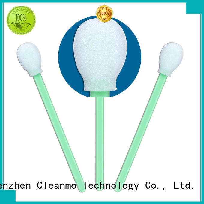 Cleanmo green handle long q tips manufacturer for Micro-mechanical cleaning