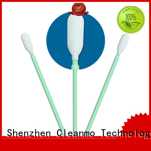 Cleanmo double-layer knitted polyester polyester swab supplier for microscopes