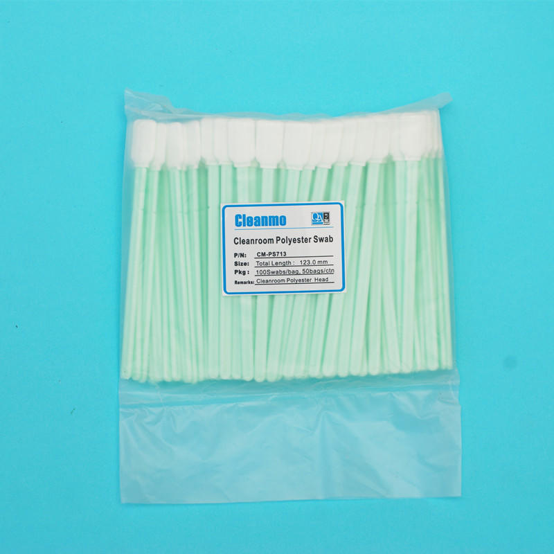 Cleanmo 100% polyester Sterile Sampling Collection Swab manufacturer for test residues of previously manufactured products