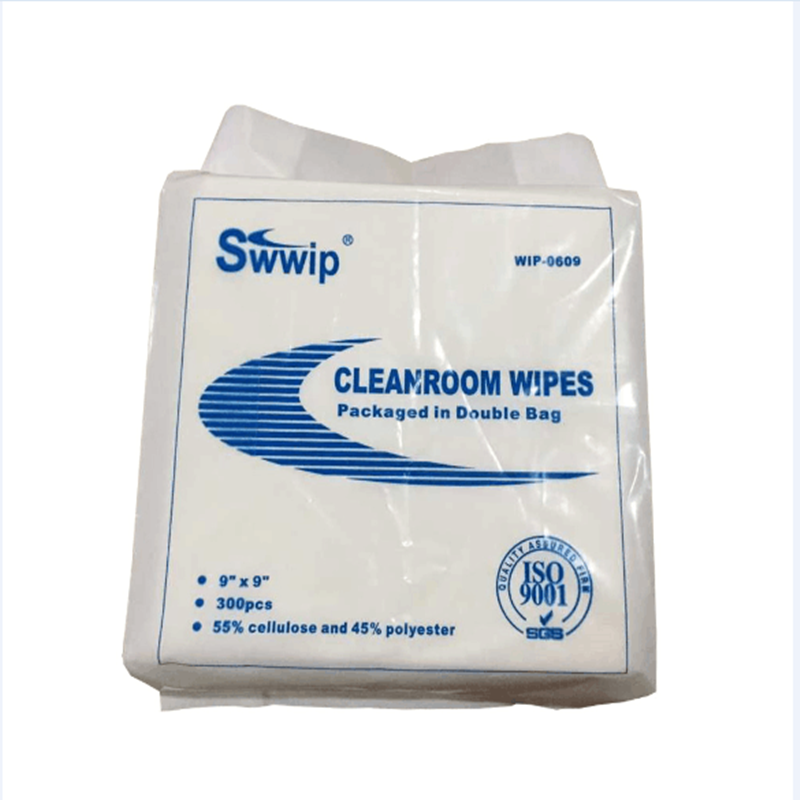 Cleanmo 45% polyester clean room wipes manufacturers manufacturer for stainless steel surface-3