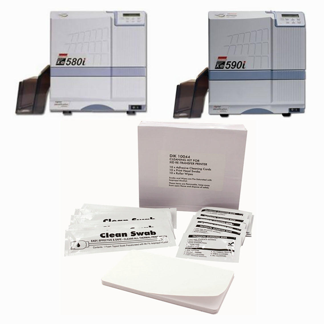 Cleanmo Non Woven inkjet printhead cleaning kit factory for card printer