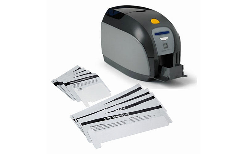 Cleanmo non woven zebra printer cleaning wholesale for Zebra P120i printer