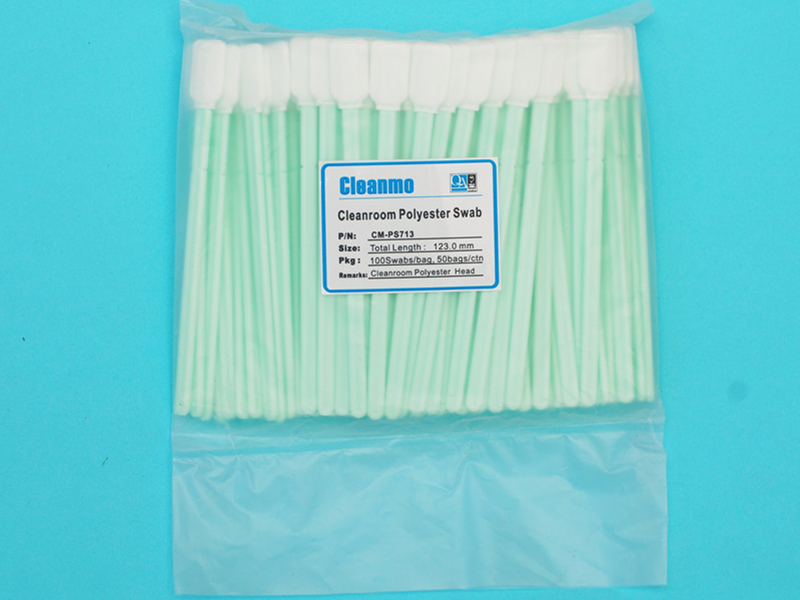 Cleanmo Double layered head sterile q tips manufacturer for test residues of previously manufactured products-5