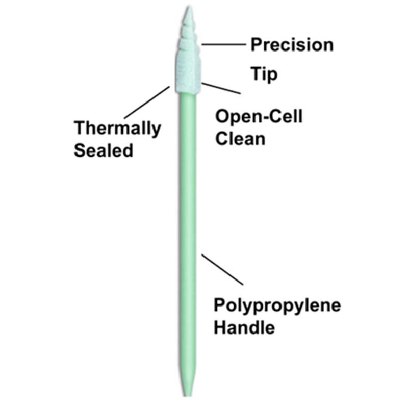 precision tip head mouth swab factory price for Micro-mechanical cleaning Cleanmo
