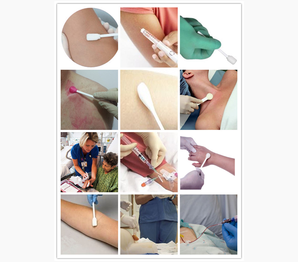 Cleanmo Polyurethane Foam alcohol pad supplier for Surgical site cleansing after suturing-11