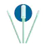 ESD-safe oral mouth swabs green handle supplier for general purpose cleaning