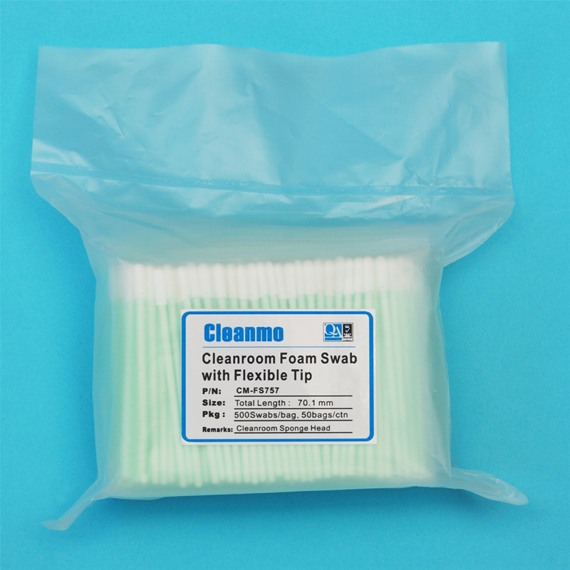 Cleanmo ESD-safe Polypropylene handle nose swabs for cold manufacturer for excess materials cleaning-5