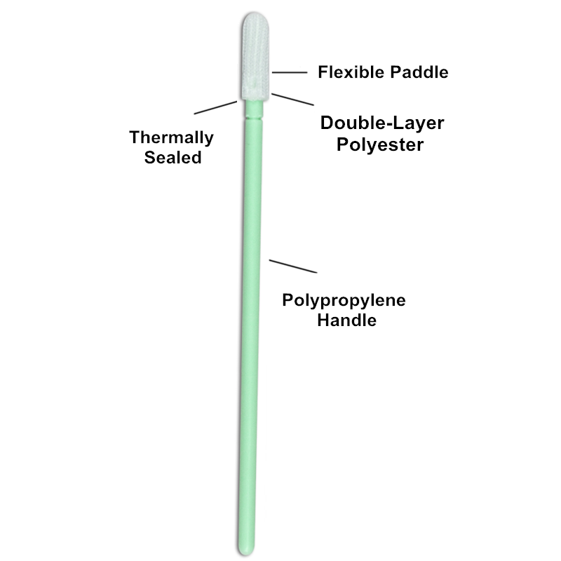 good quality dacron swab flexible paddle supplier for microscopes