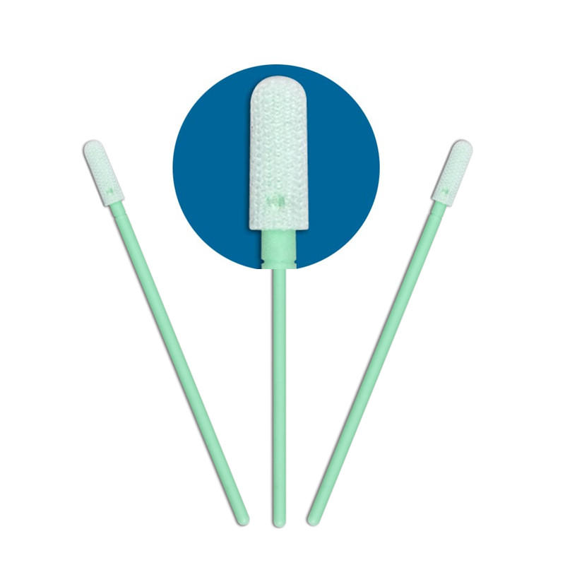 Cleanmo flexible paddle Cleanroom dacron swabs wholesale for microscopes