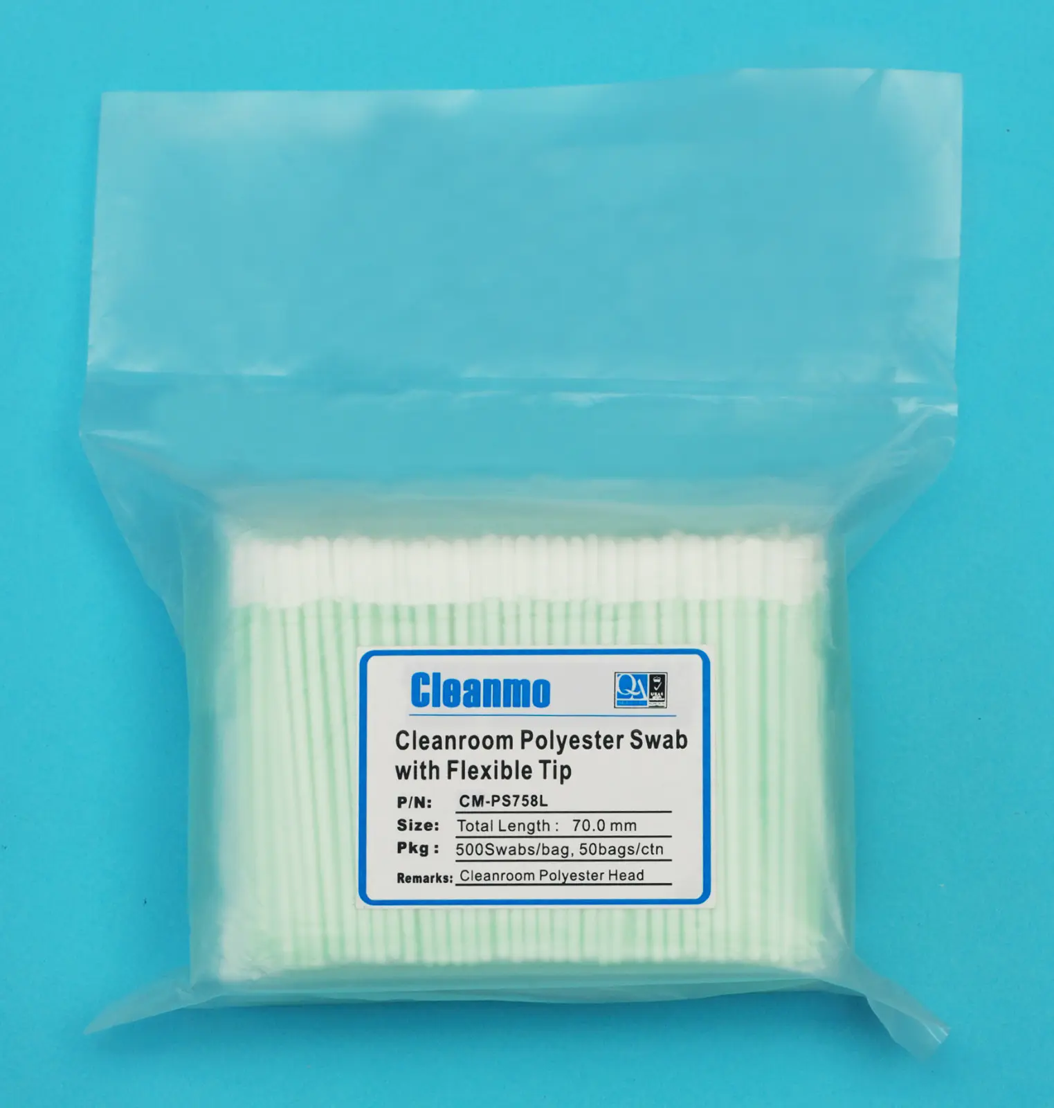 Cleanmo safe material fiber optic cleaning swabs manufacturer for general purpose cleaning