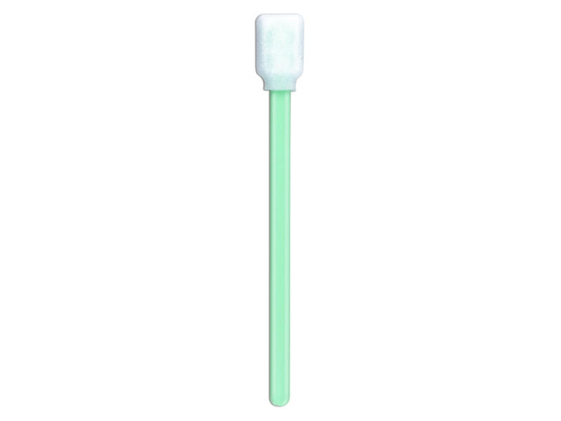 Cleanmo green handle swab material factory price for excess materials cleaning