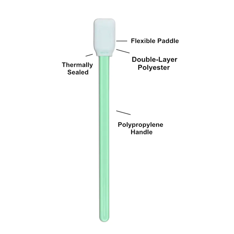 Cleanmo polypropylene handle long swabs manufacturer for microscopes