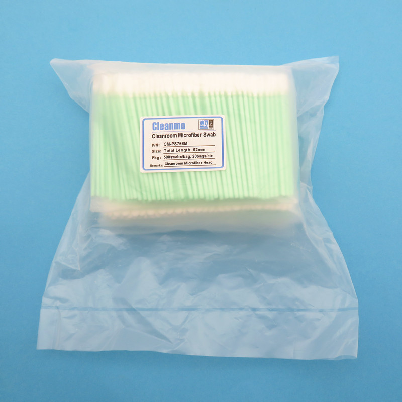 Cleanmo double layers of microfiber fabric Microfiber Industrial Swab Sticks factory price for general purpose cleaning-5