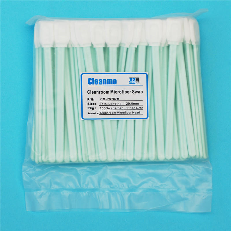 Cleanmo excellent chemical resistance optic cleaning swabs supplier for general purpose cleaning