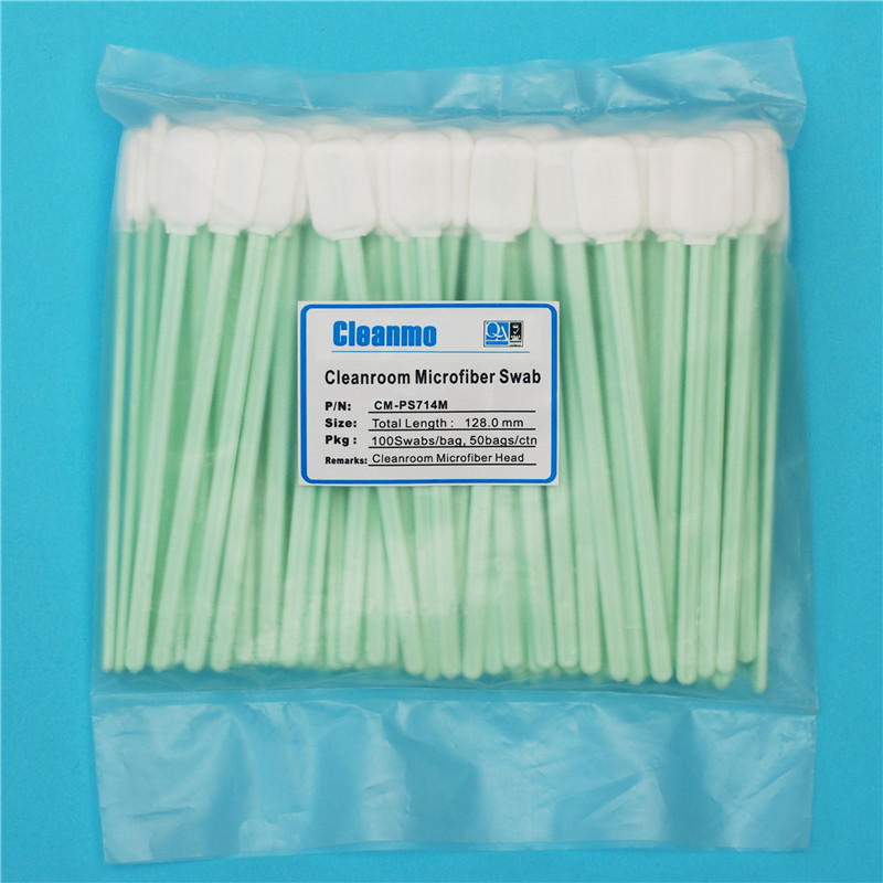 Cleanmo double layers of microfiber fabric optic cleaning swabs factory price for general purpose cleaning