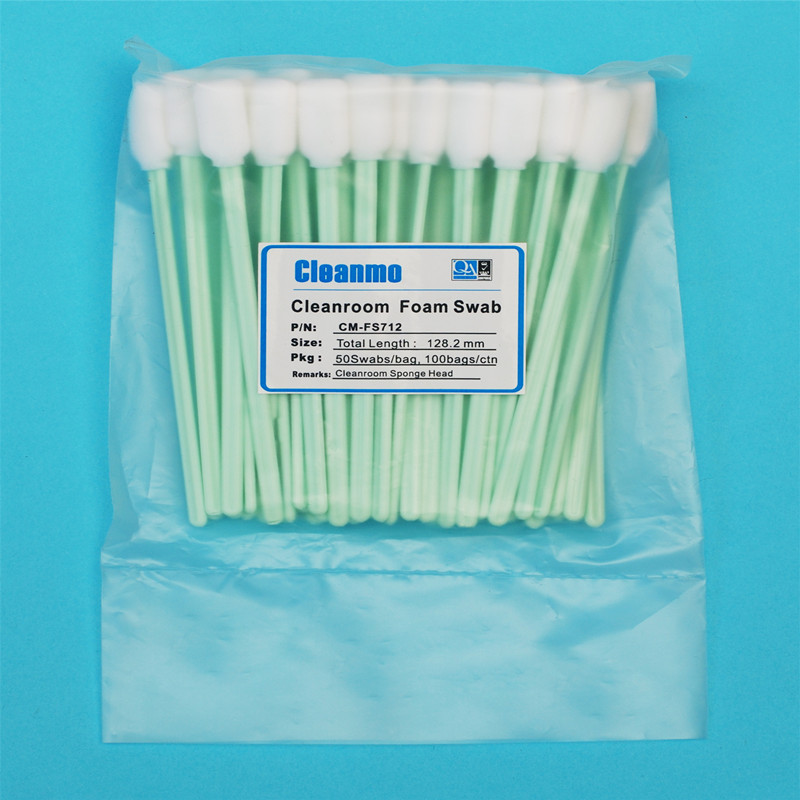 affordable cleanroom swabs ESD-safe Polypropylene handle manufacturer for general purpose cleaning-5
