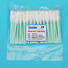 ESD-safe long stem cotton buds green handle wholesale for Micro-mechanical cleaning