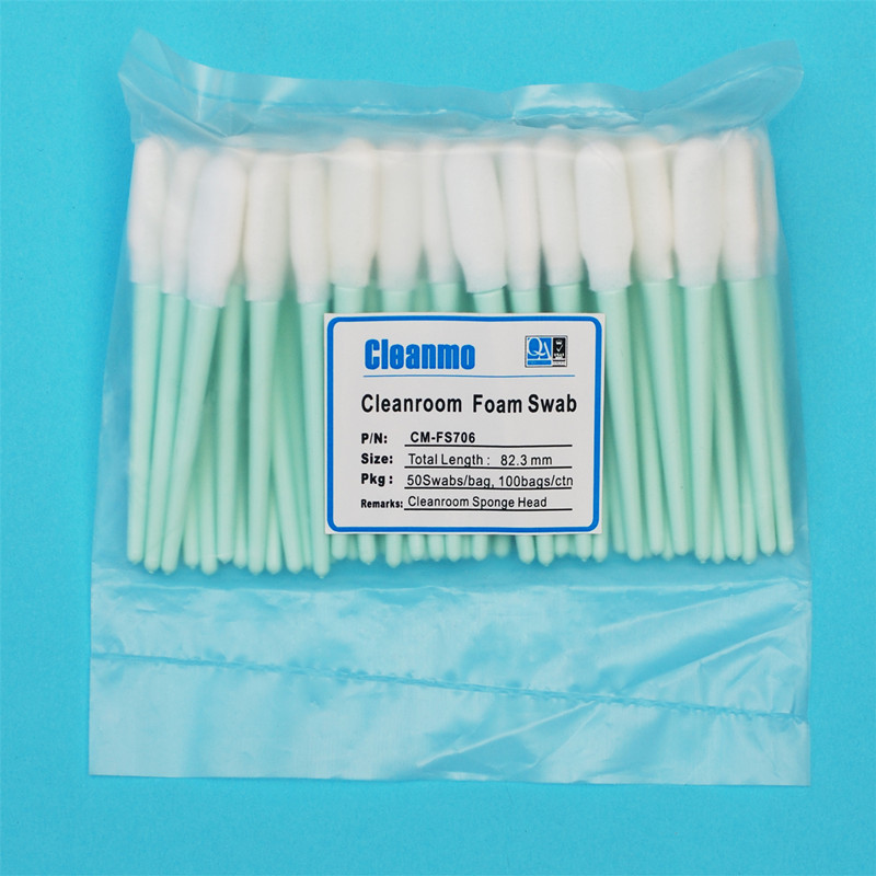 Cleanmo thermal bouded foam gun cleaning swabs wholesale for Micro-mechanical cleaning-7