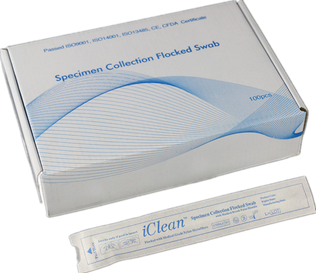 Cleanmo Nylon Fiber head flocked nylon swab manufacturer for cytology testing-10