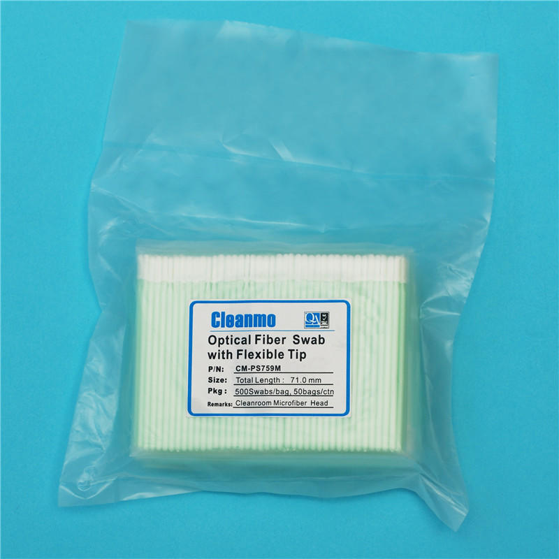 Cleanmo double layers of microfiber fabric microfiber swabs wholesale for excess materials cleaning