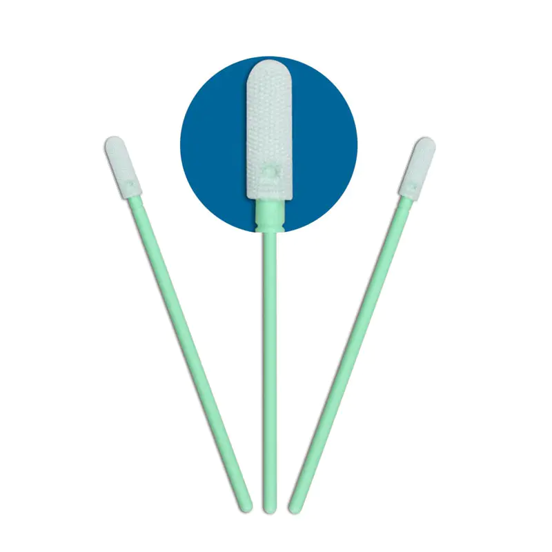 CM-PS758LM Microfiber Foam Swabs Cleaning Disposable  Swabs