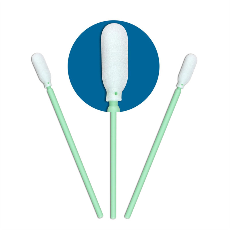 ODM best cleaning swabs foam ESD-safe Polypropylene handle manufacturer for excess materials cleaning-1
