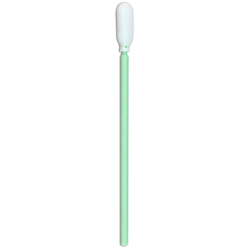 Cleanmo green handle foam tips factory price for excess materials cleaning