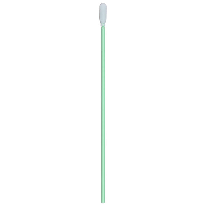 Cleanmo green handle soft swab ear wax removal factory price for excess materials cleaning