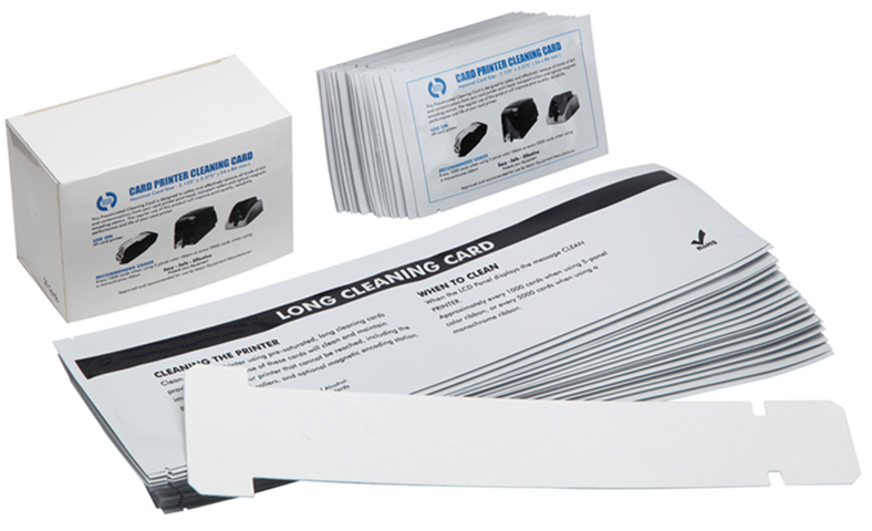 Bulk purchase custom zebra printer cleaning cards non woven factory for ID card printers-1