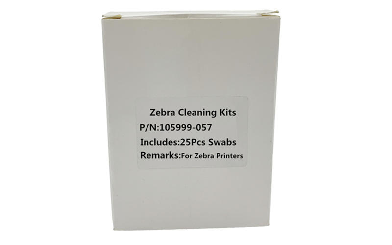 Cleanmo T shape zebra printer cleaning factory for Zebra P120i printer