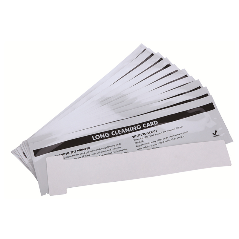 quick Evolis Cleaning cards High and LowTack Double Coated Tape wholesale for ID card printers-1