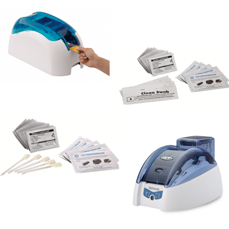 Cleanmo Electronic-grade IPA Snap Swab clean printer head manufacturer for Evolis printer-5