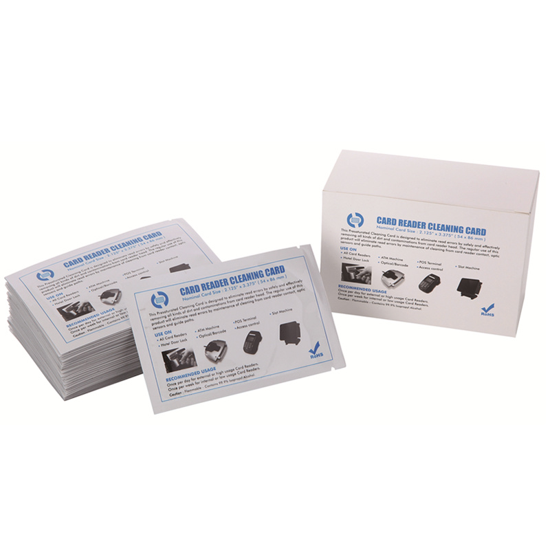 Cleanmo Hot-press compound laser printer cleaning kit supplier for Evolis printer-4