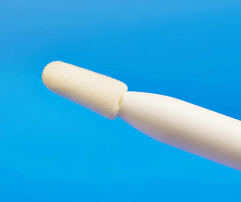 Cleanmo ABS handle nasopharyngeal nylon flocked swab wholesale for molecular-based assays