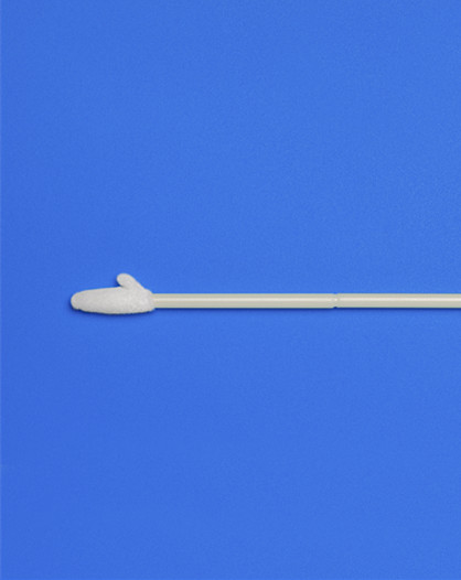 Cleanmo frosted tail of swab handle flocked nylon swab wholesale for molecular-based assays-6