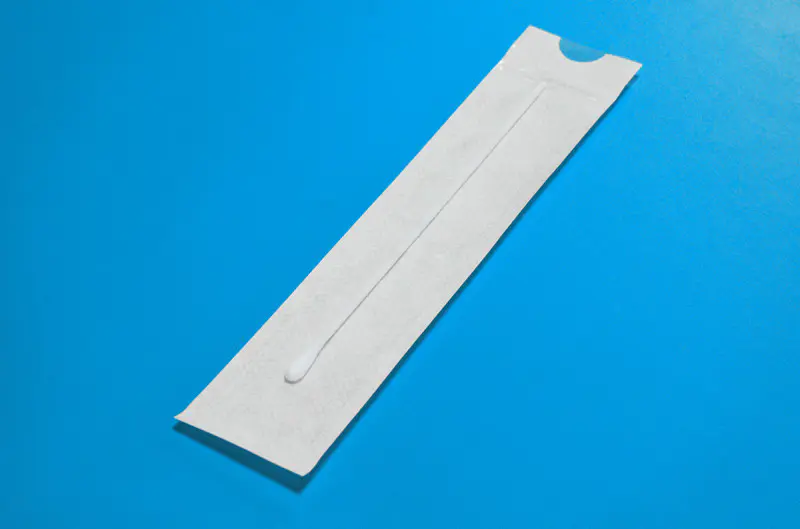 convenient flocked swab frosted tail of swab handle wholesale for hospital
