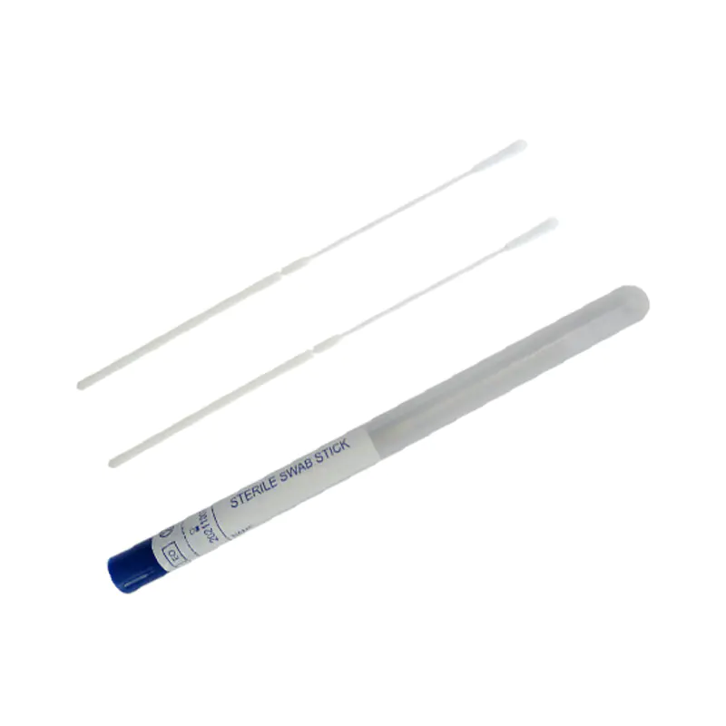 NFS913-LTP Nasopharyngeal Sampling Sterile Nylon Fiber Sample Specimen Collection Nasal Flocked Swab with Tube