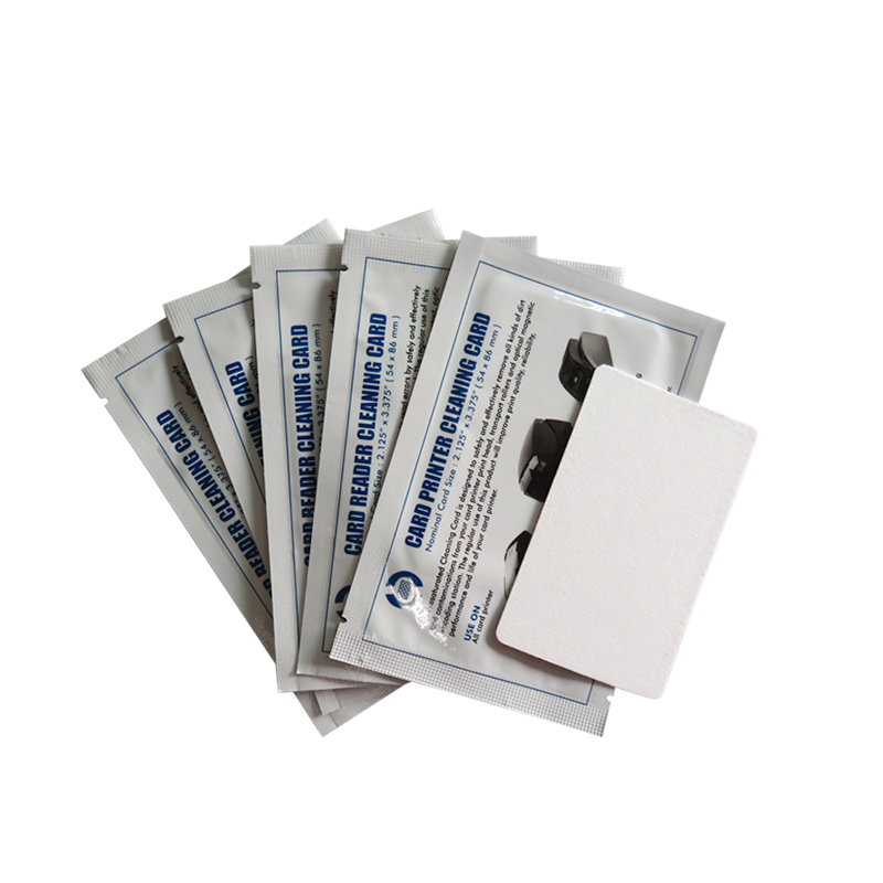 Cleanmo low-tack adhesive paper datacard cleaning card factory for ImageCard Select-2