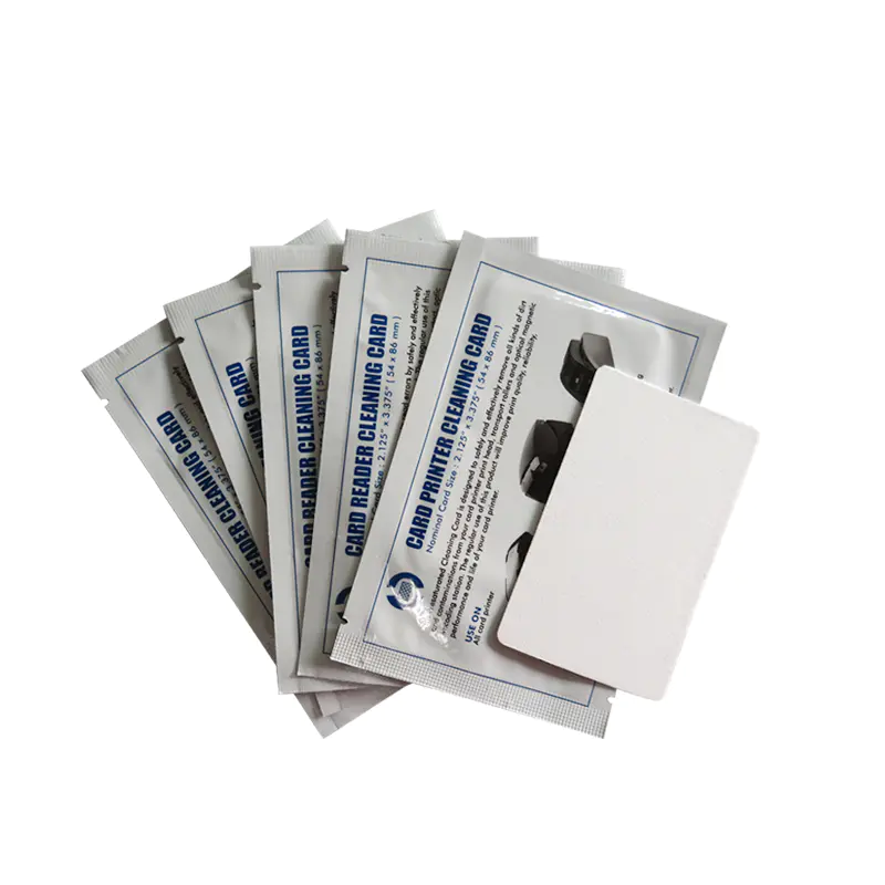 Cleanmo 3M Glue datacard cleaning card wholesale for Magna Platinum