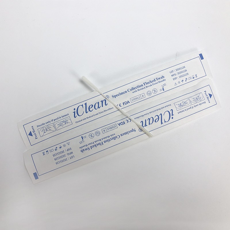 Cleanmo Nylon Fiber head flocked swab manufacturer for cytology testing-4