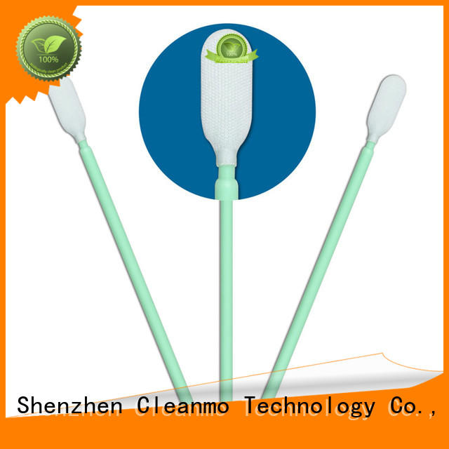 Cleanmo Polypropylene handle swab applicator factory price for Micro-mechanical cleaning