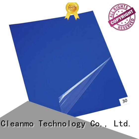 Cleanmo polystyrene film sheets sticky mat wholesale for cleanroom entrances