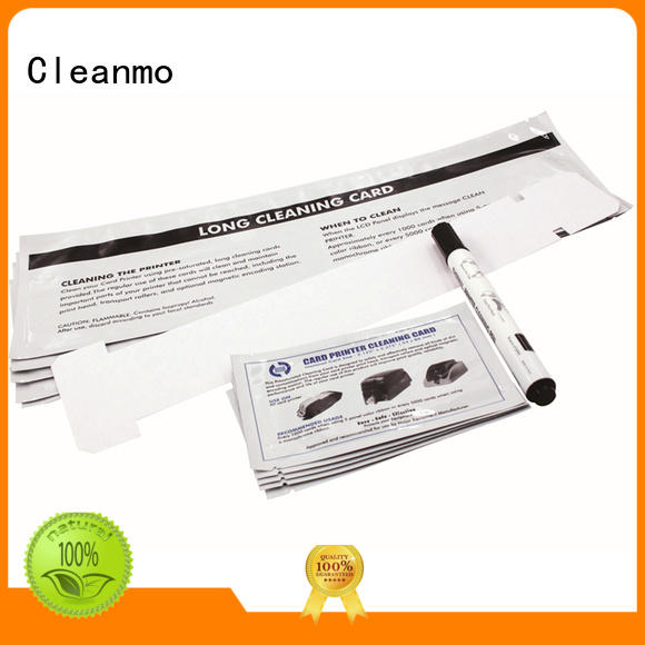 Cleanmo effective CR80 Cleaning Cards supplier for Javelin J360i printers