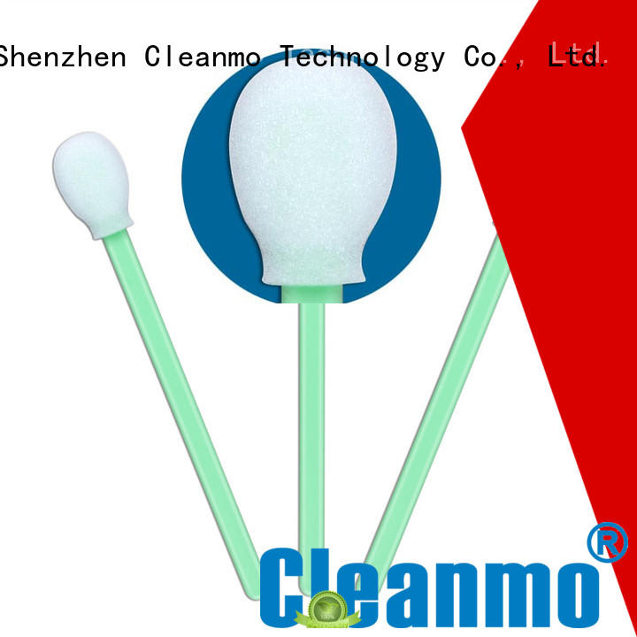 Cleanmo ESD-safe cleanroom swabs supplier for general purpose cleaning
