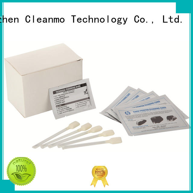 quick Evolis Cleaning cards Electronic-grade IPA Snap Swab factory price for ID card printers