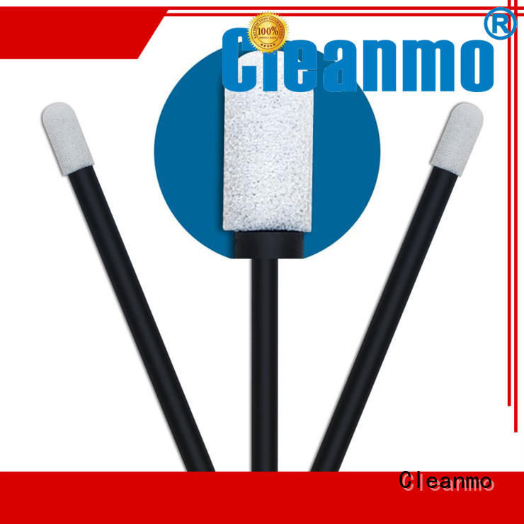 Cleanmo ESD-safe Polypropylene handle foam tips wholesale for Micro-mechanical cleaning